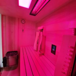 Farblicht in der Sauna und Infrarotkabine